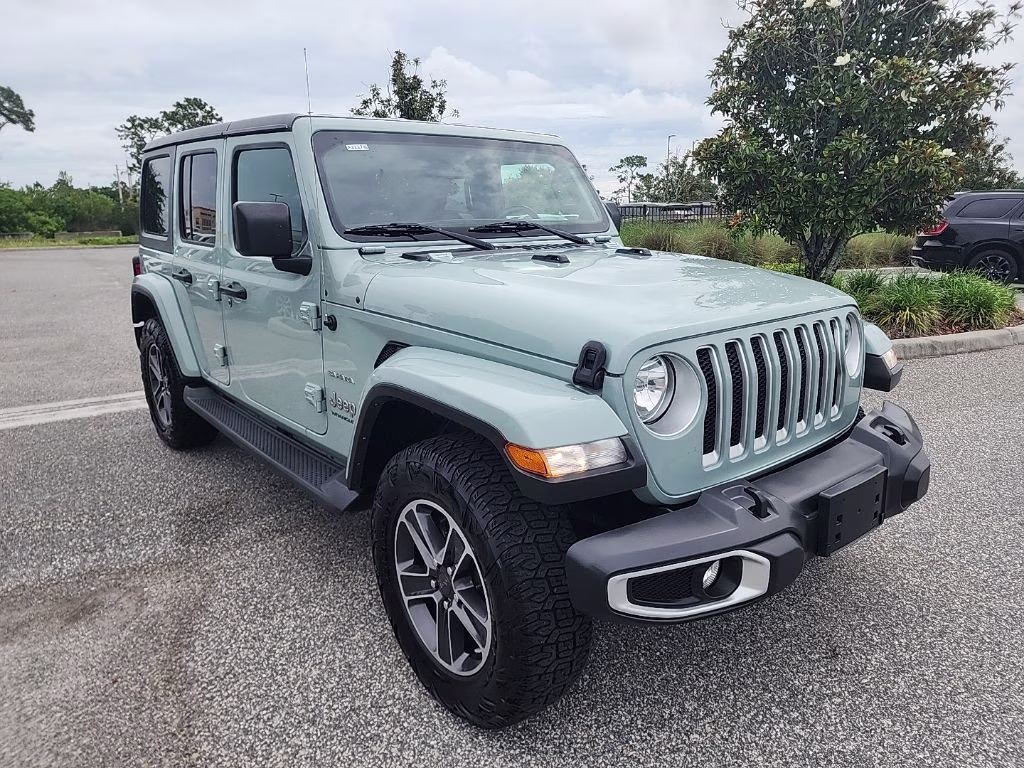 2023 Sarge Green Clearcoat Jeep Wrangler Sahara 4X4 SUV