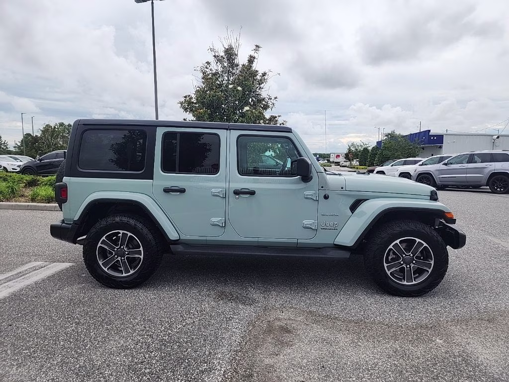 2023 Sarge Green Clearcoat Jeep Wrangler Sahara 4X4 SUV