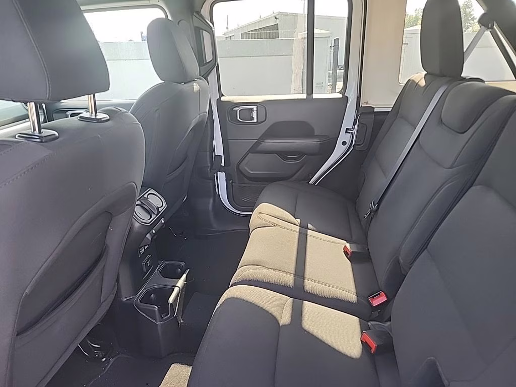 2023 Bright White Clearcoat Jeep Wrangler Sahara 4X4 SUV