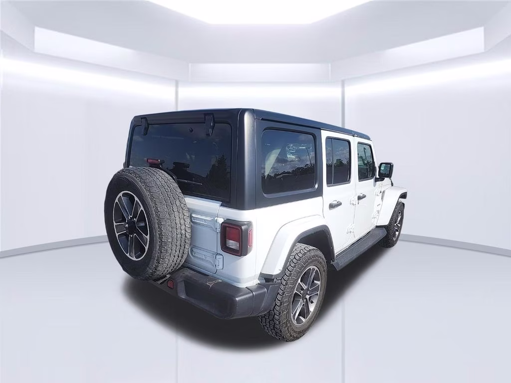 2023 Bright White Clearcoat Jeep Wrangler Sahara 4X4 SUV