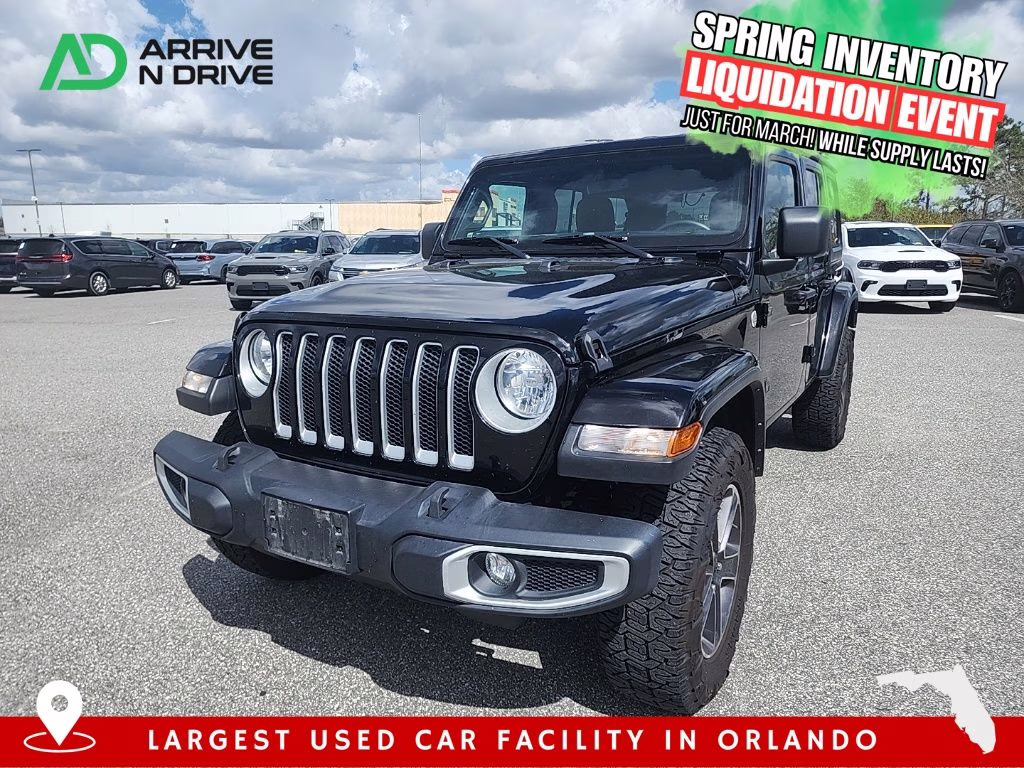 2023 Black Clearcoat Jeep Wrangler Sahara 4X4 SUV