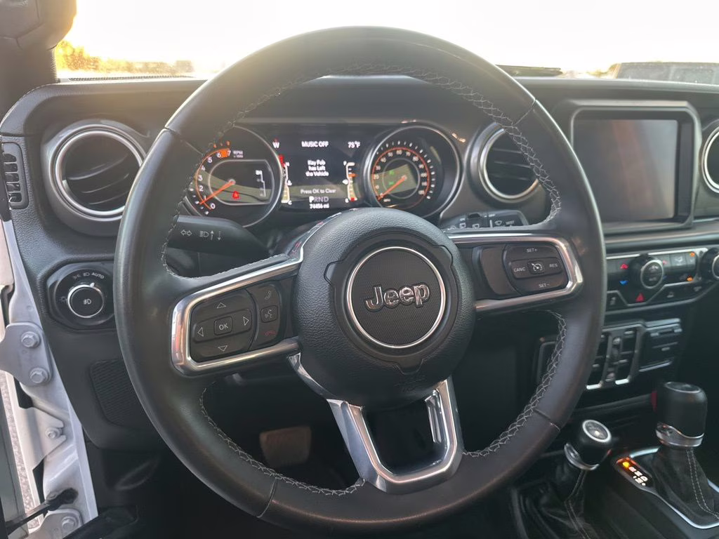 2023 Bright White Clearcoat Jeep Wrangler Sahara 4X4 SUV