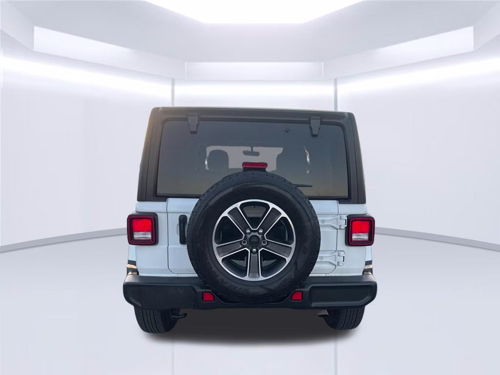 2023 Bright White Clearcoat Jeep Wrangler Sahara 4X4 SUV