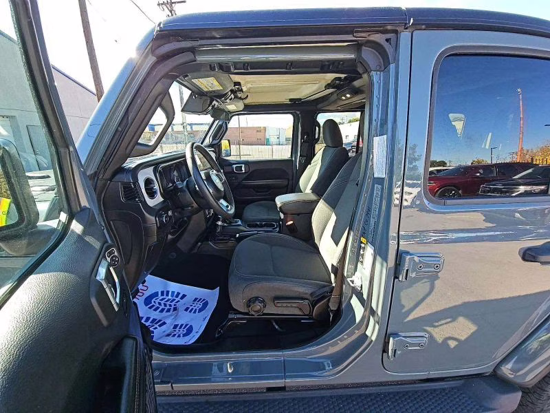 2024 Gray Jeep Wrangler 4 Door Sahara Sport Utility 4D 4X4