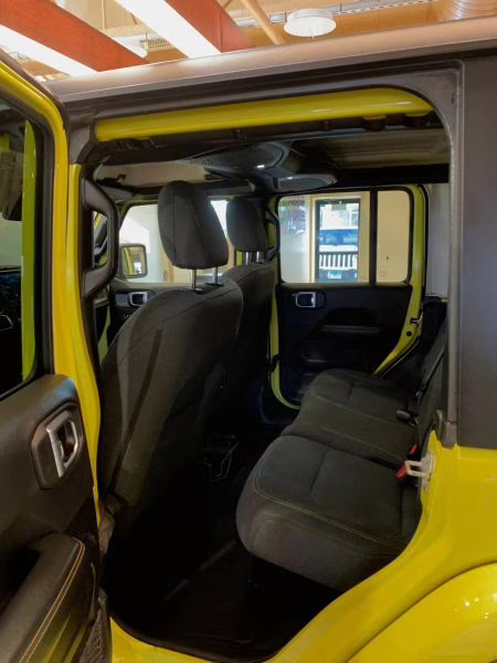 2024 Yellow Jeep Wrangler 4 Door Sahara Sport Utility 4D 4X4