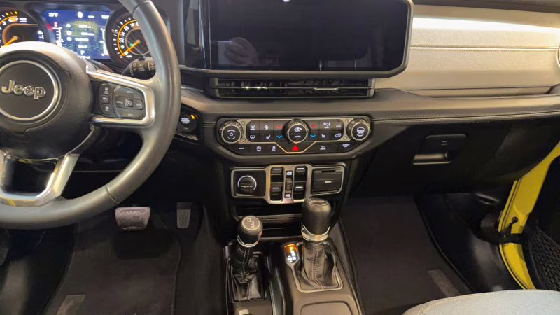 2024 Yellow Jeep Wrangler 4 Door Sahara Sport Utility 4D 4X4