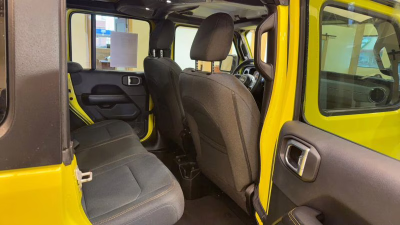 2024 Yellow Jeep Wrangler 4 Door Sahara Sport Utility 4D 4X4