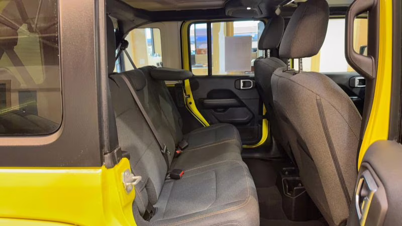 2024 Yellow Jeep Wrangler 4 Door Sahara Sport Utility 4D 4X4
