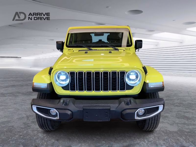 2024 Yellow Jeep Wrangler 4 Door Sahara Sport Utility 4D 4X4