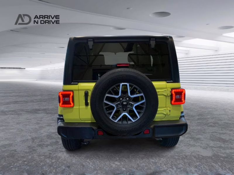 2024 Yellow Jeep Wrangler 4 Door Sahara Sport Utility 4D 4X4