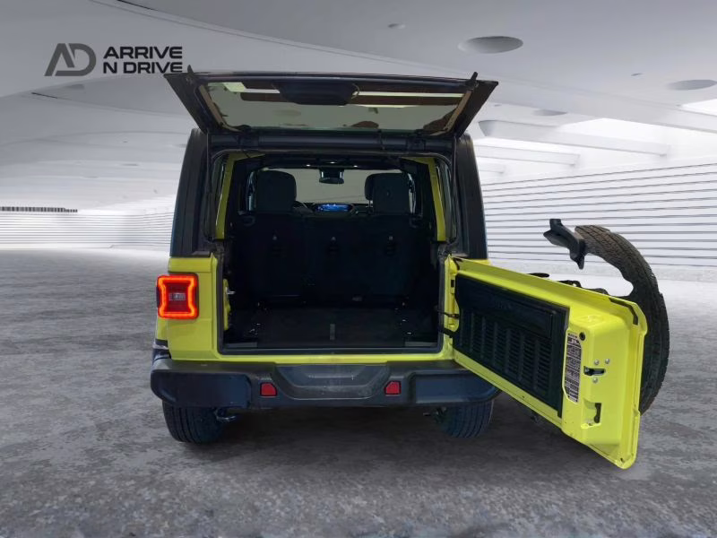 2024 Yellow Jeep Wrangler 4 Door Sahara Sport Utility 4D 4X4