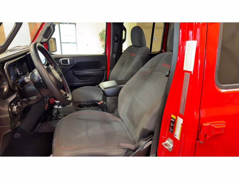 2025 Red Jeep Wrangler 4 Door Rubicon Sport Utility 4D 4X4