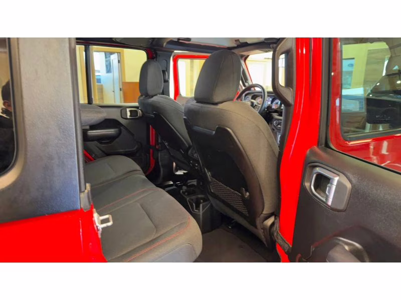2025 Red Jeep Wrangler 4 Door Rubicon Sport Utility 4D 4X4