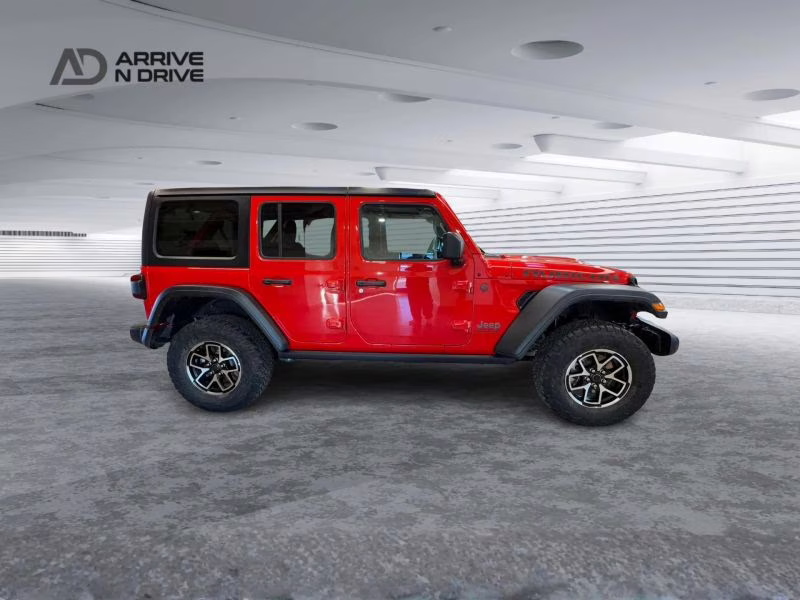 2025 Red Jeep Wrangler 4 Door Rubicon Sport Utility 4D 4X4