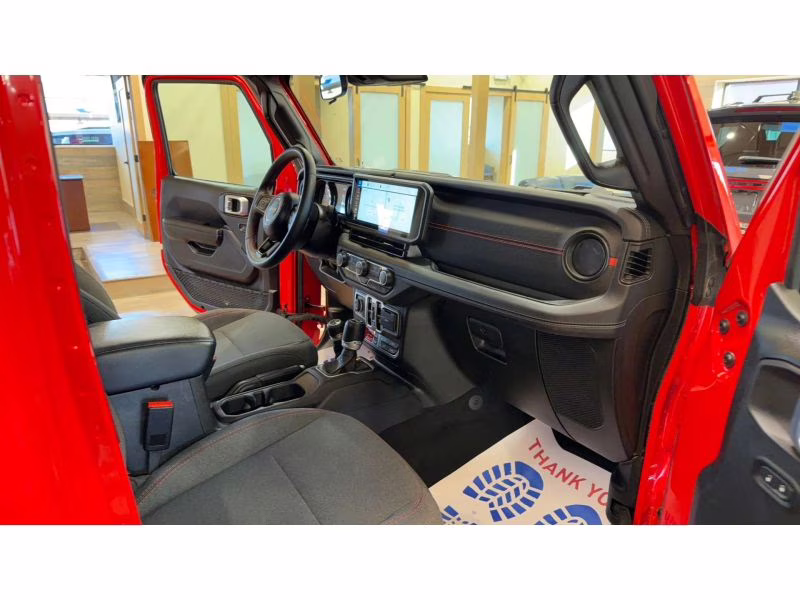2025 Red Jeep Wrangler 4 Door Rubicon Sport Utility 4D 4X4
