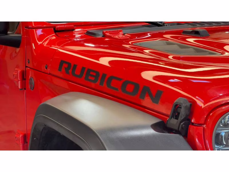 2025 Red Jeep Wrangler 4 Door Rubicon Sport Utility 4D 4X4