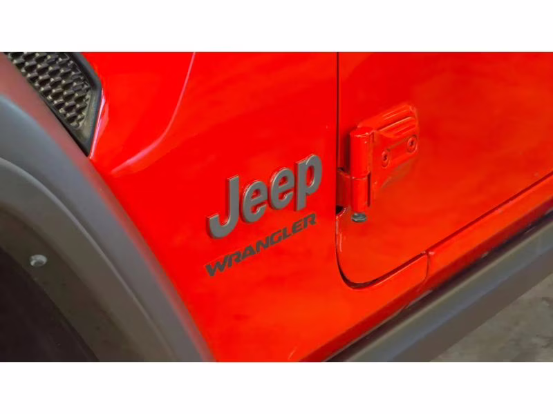 2025 Red Jeep Wrangler 4 Door Rubicon Sport Utility 4D 4X4