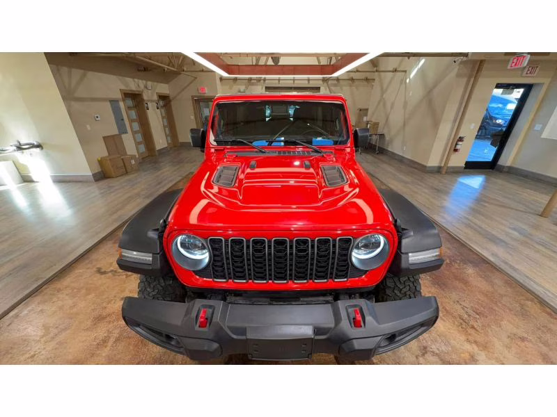 2025 Red Jeep Wrangler 4 Door Rubicon Sport Utility 4D 4X4