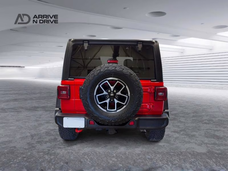 2025 Red Jeep Wrangler 4 Door Rubicon Sport Utility 4D 4X4