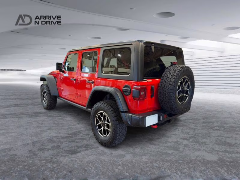 2025 Red Jeep Wrangler 4 Door Rubicon Sport Utility 4D 4X4