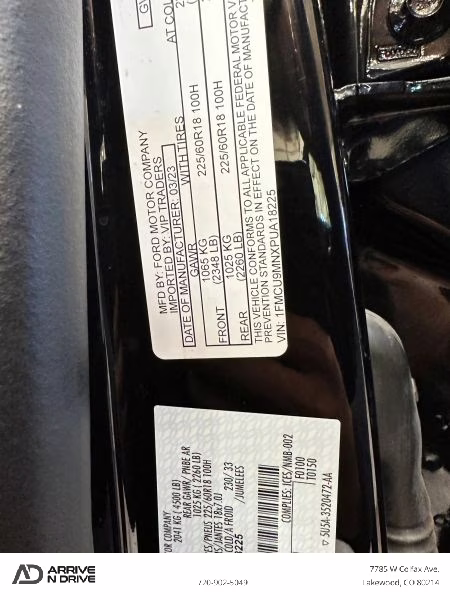 2023 Black Ford Escape ST-Line Sport Utility 4D AWD