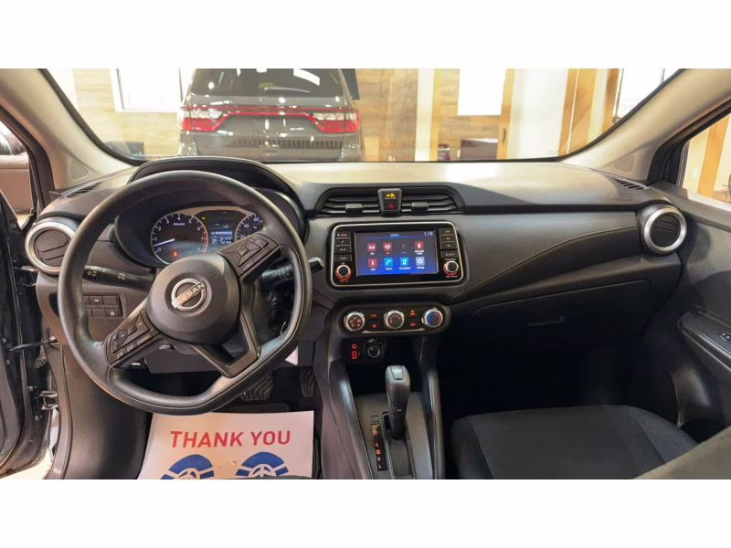 2024 Gray Nissan Versa S Sedan 4D FWD