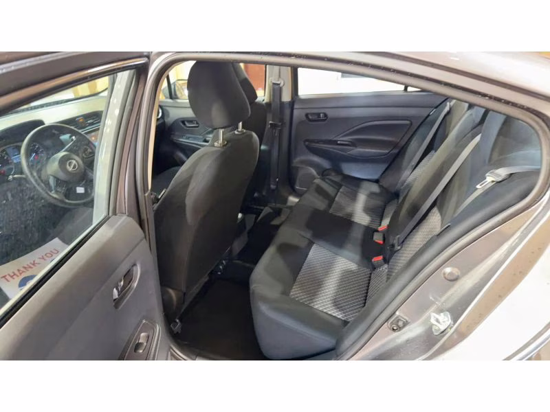 2024 Gray Nissan Versa S Sedan 4D FWD