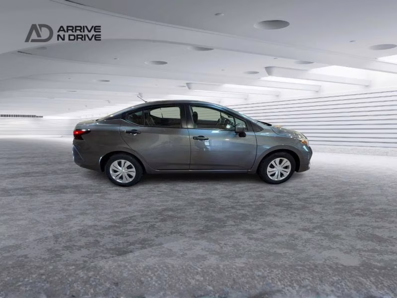 2024 Gray Nissan Versa S Sedan 4D FWD