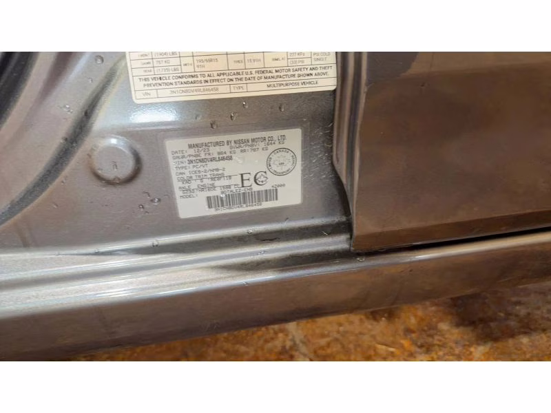 2024 Gray Nissan Versa S Sedan 4D FWD
