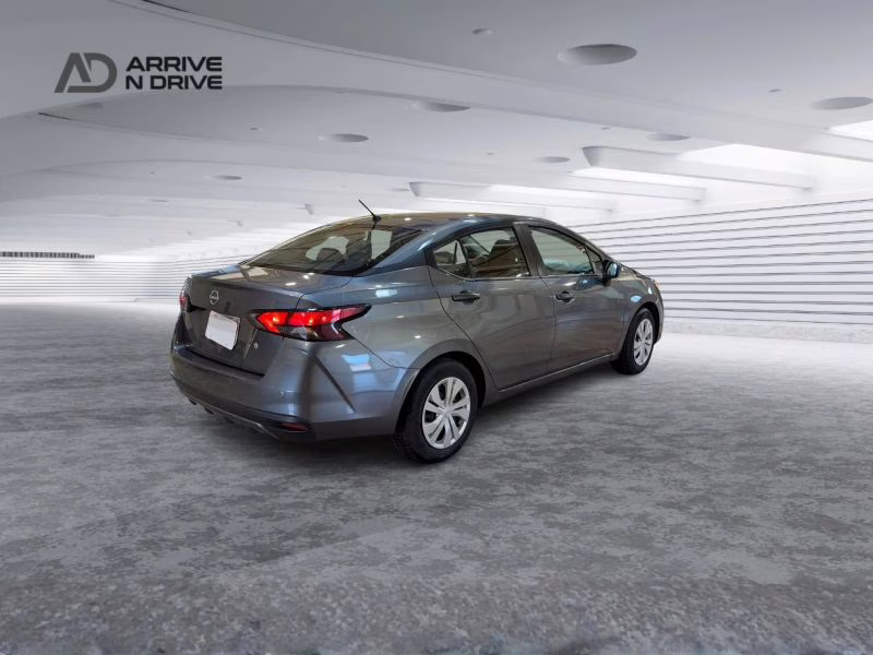 2024 Gray Nissan Versa S Sedan 4D FWD