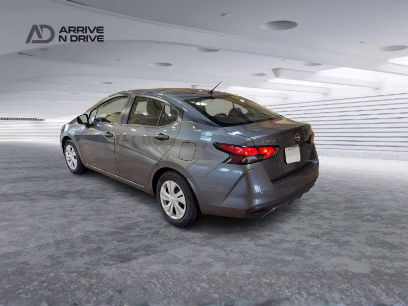 2024 Gray Nissan Versa S Sedan 4D FWD