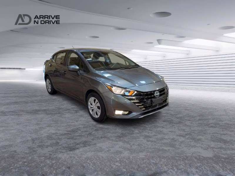 2024 Gray Nissan Versa S Sedan 4D FWD