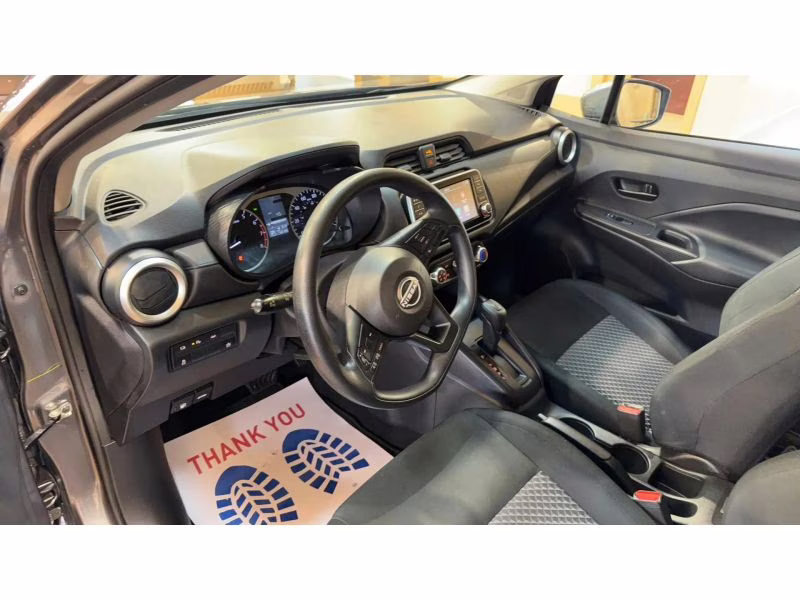 2024 Gray Nissan Versa S Sedan 4D FWD