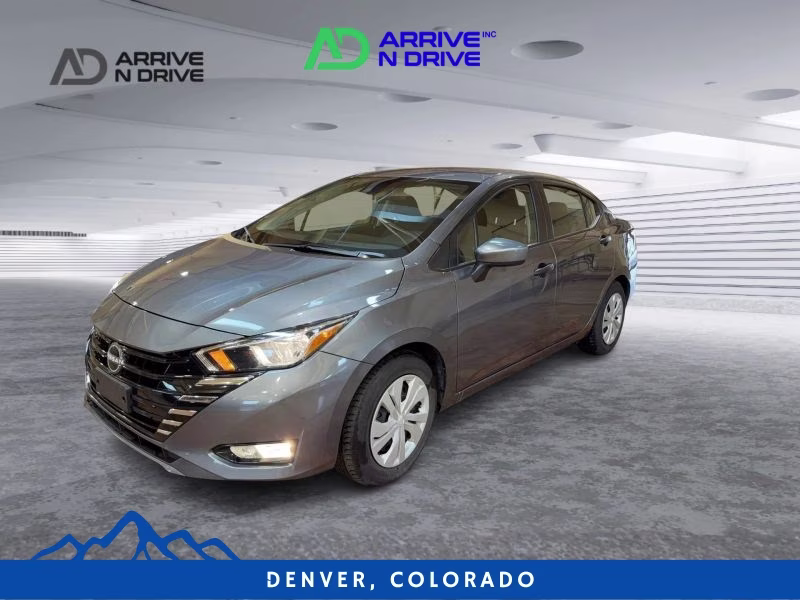 2024 Gray Nissan Versa S Sedan 4D FWD
