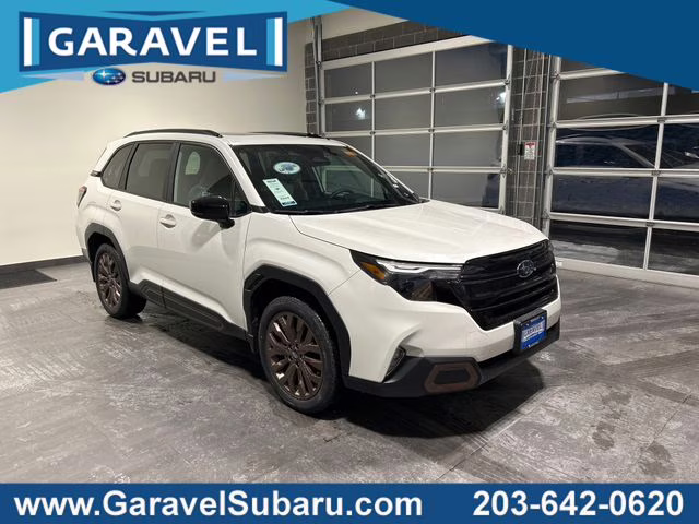 2026 Crystal White Pearl Subaru Forester Sport AWD SUV