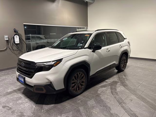 2026 Crystal White Pearl Subaru Forester Sport AWD SUV