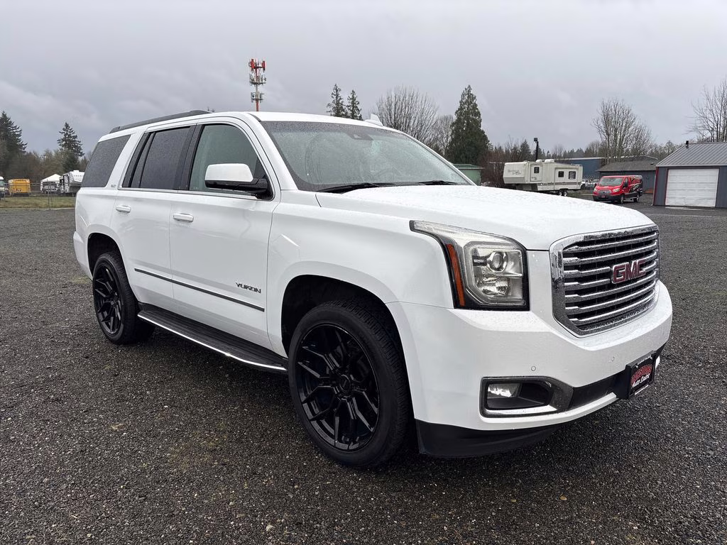 2018 Summit White GMC Yukon SLT 4X4 SUV