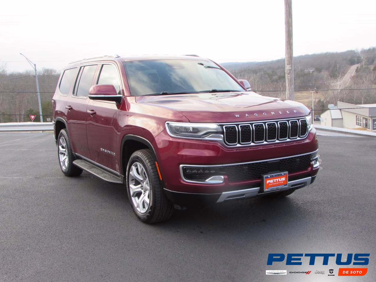2022 Velvet Red Pearlcoat Jeep Wagoneer 4WD Series II 4X4 SUV
