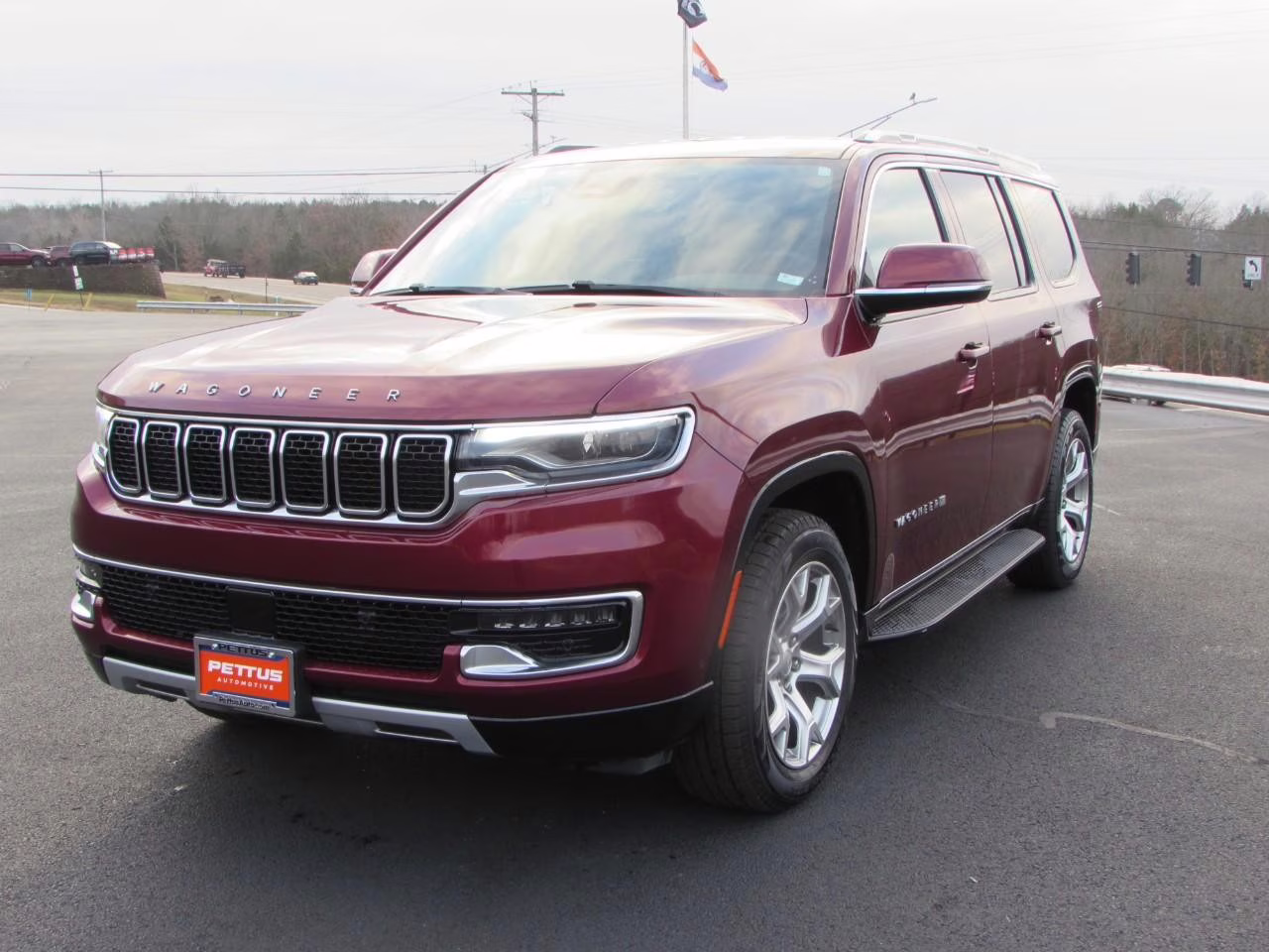 2022 Velvet Red Pearlcoat Jeep Wagoneer 4WD Series II 4X4 SUV