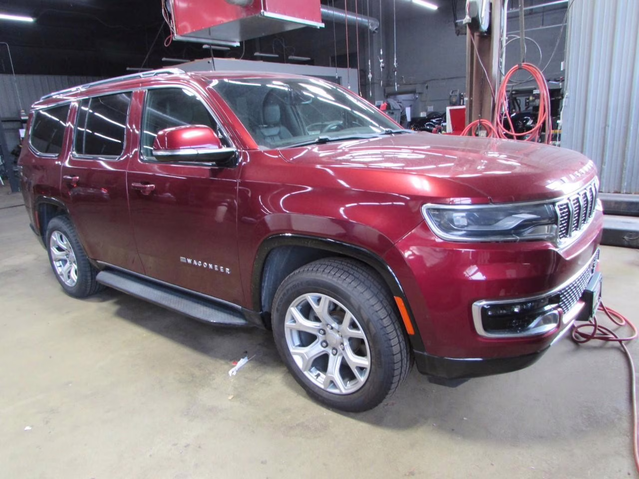 2022 Velvet Red Pearlcoat Jeep Wagoneer 4WD Series II 4X4 SUV