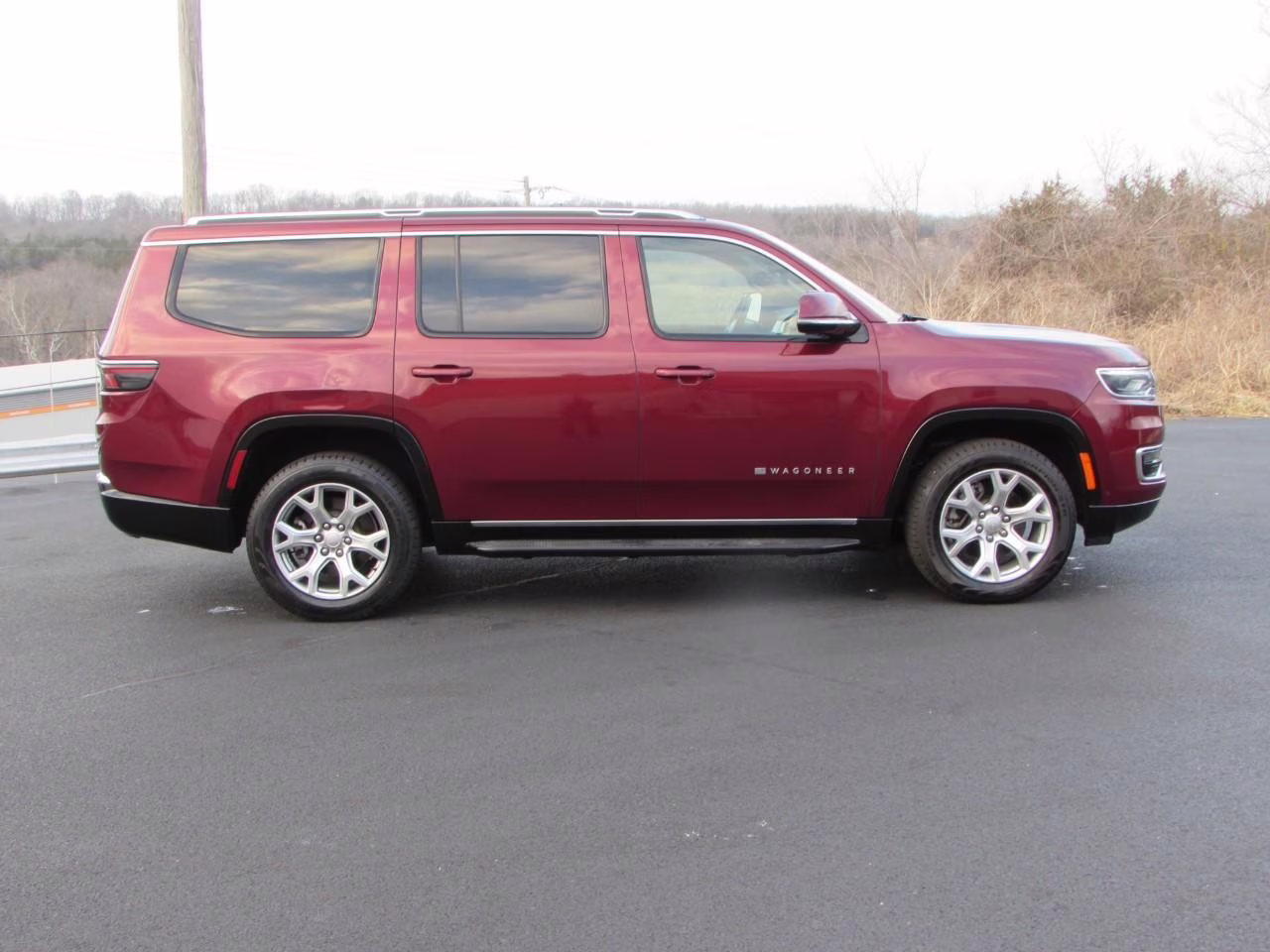 2022 Velvet Red Pearlcoat Jeep Wagoneer 4WD Series II 4X4 SUV