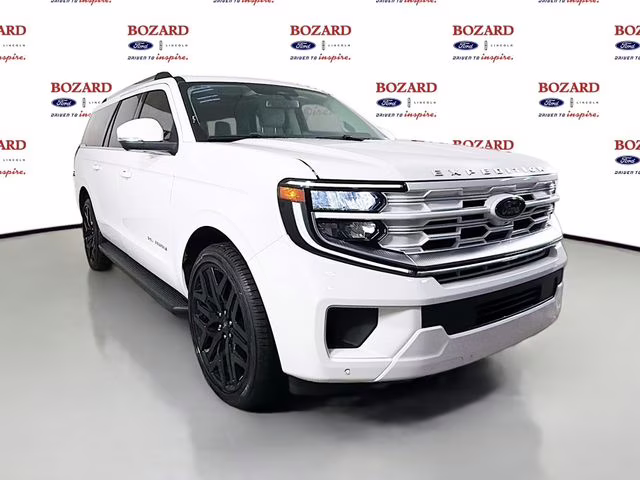 2026 Star White Metallic Tri-Coat Ford Expedition Max Platinum 4X4 SUV