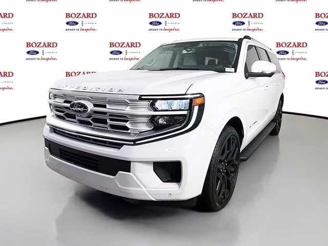 2026 Star White Metallic Tri-Coat Ford Expedition Max Platinum 4X4 SUV