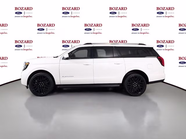 2026 Star White Metallic Tri-Coat Ford Expedition Max Platinum Bozard Built 4X4 SUV