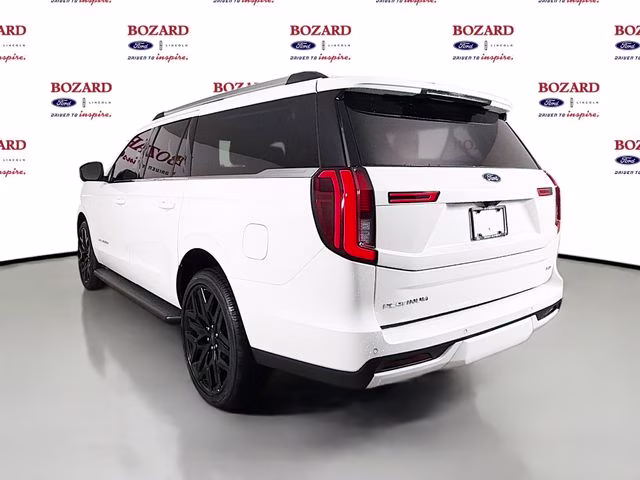 2026 Star White Metallic Tri-Coat Ford Expedition Max Platinum Bozard Built 4X4 SUV