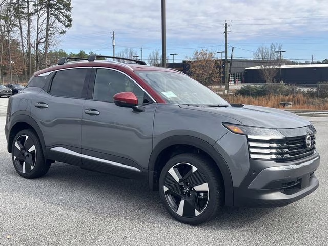 2026 Gun Metallic/Scarlet Ember Tintcoat Nissan Kicks SR FWD SUV