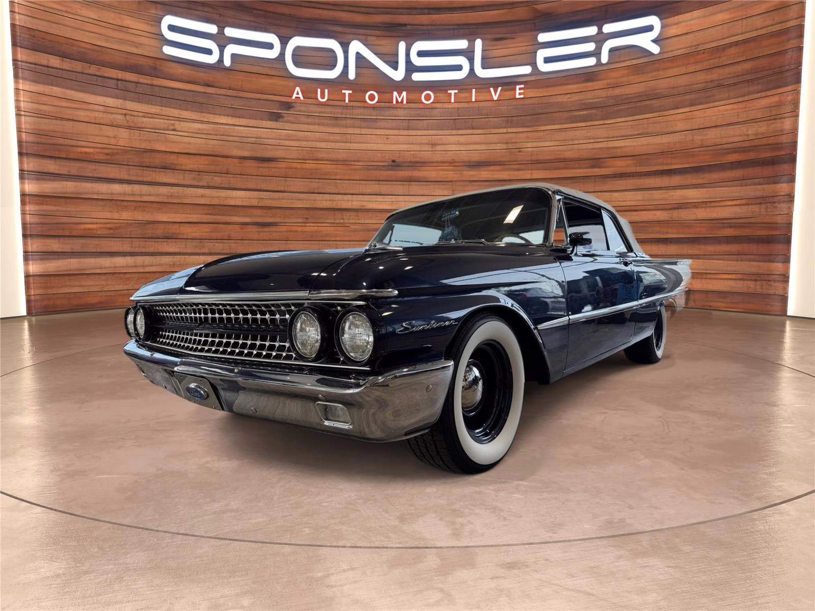 1961 CHESAPEAK BLUE METALLIC Ford Galaxy Sunliner Convertible Sunliner Convertible RWD Convertible