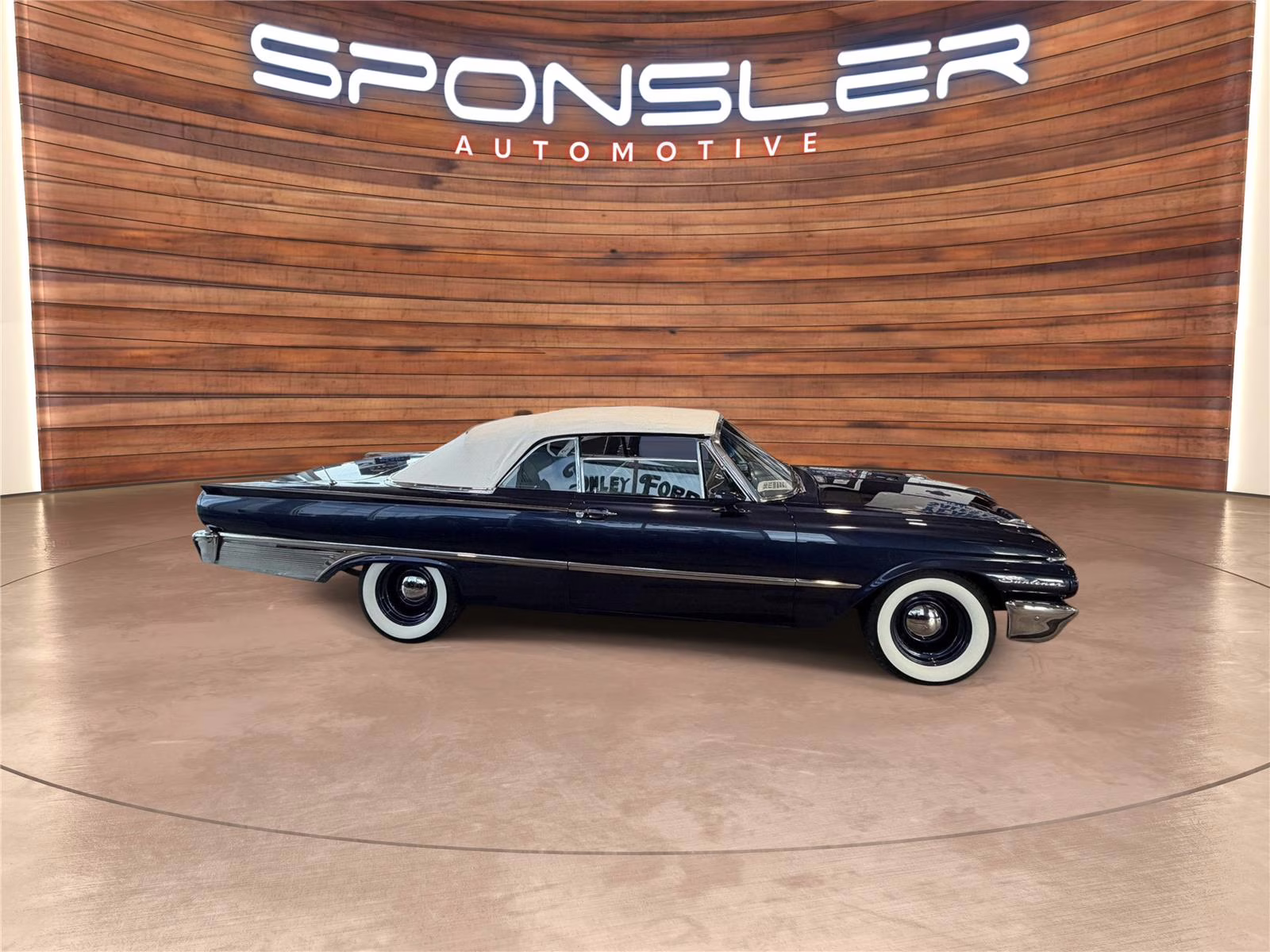1961 CHESAPEAK BLUE METALLIC Ford Galaxy Sunliner Convertible Sunliner Convertible RWD Convertible