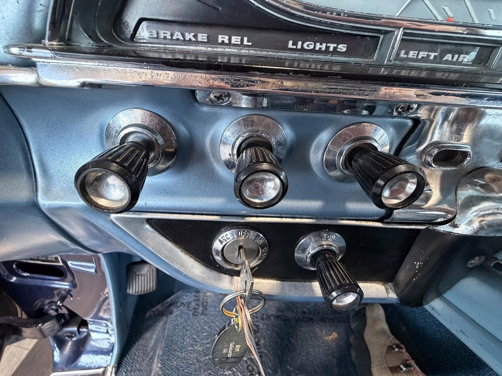 1961 CHESAPEAK BLUE METALLIC Ford Galaxy Sunliner Convertible Sunliner Convertible RWD Convertible