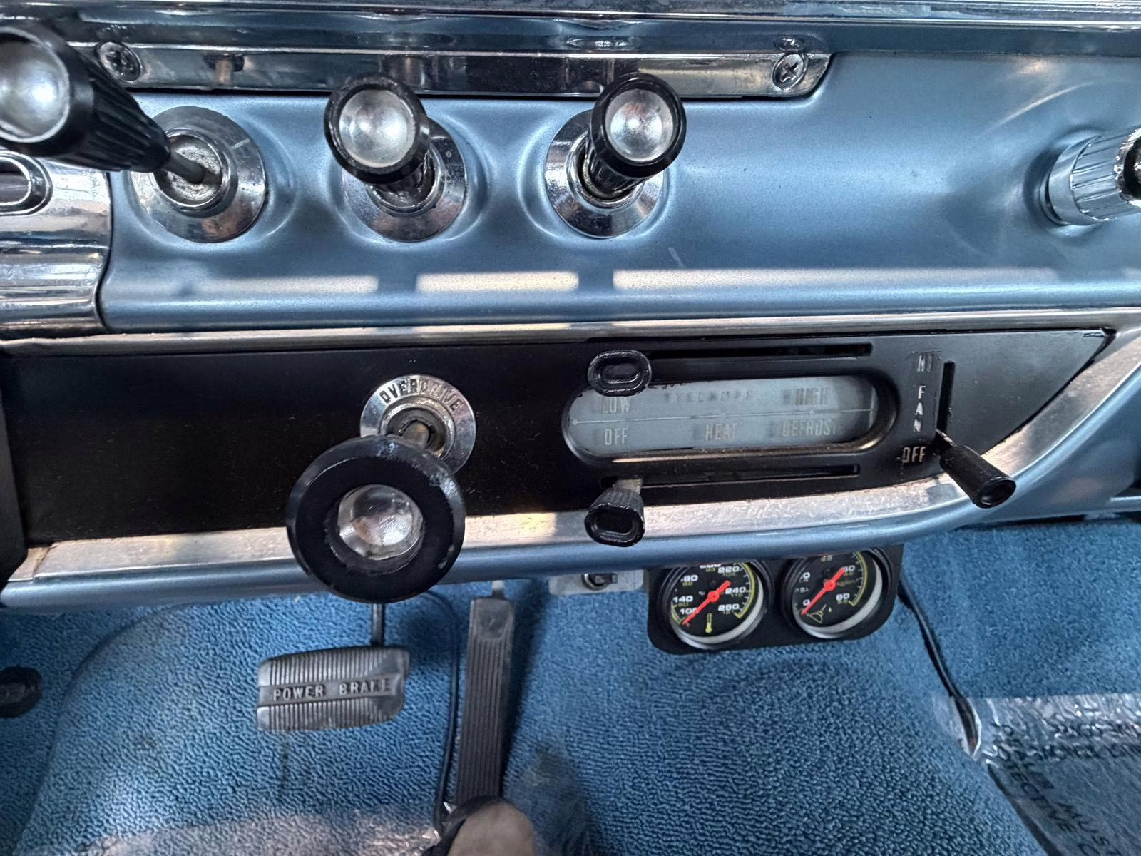 1961 CHESAPEAK BLUE METALLIC Ford Galaxy Sunliner Convertible Sunliner Convertible RWD Convertible